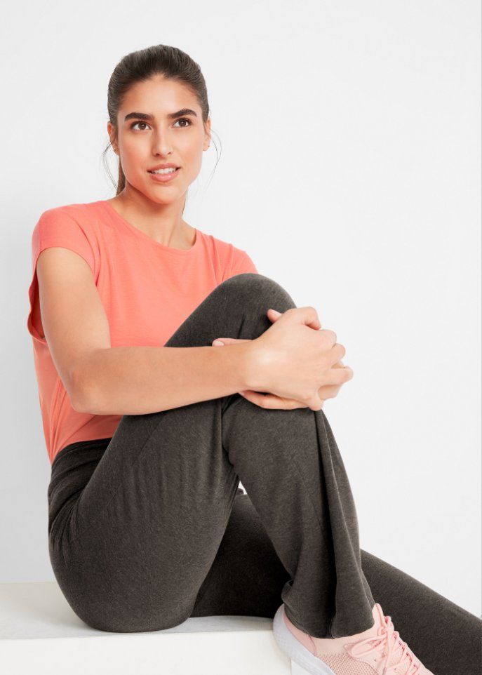 Baumwoll-Sporthose, Bootcut (2er Pack)