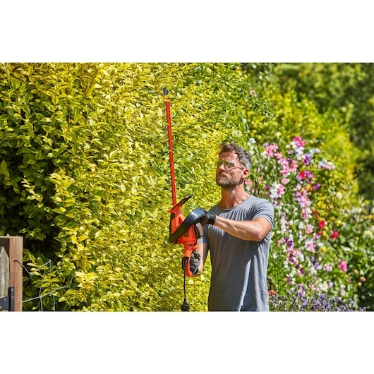 Black & Decker BEHTS551-QS Heckenschere 60 cm 650 Watt