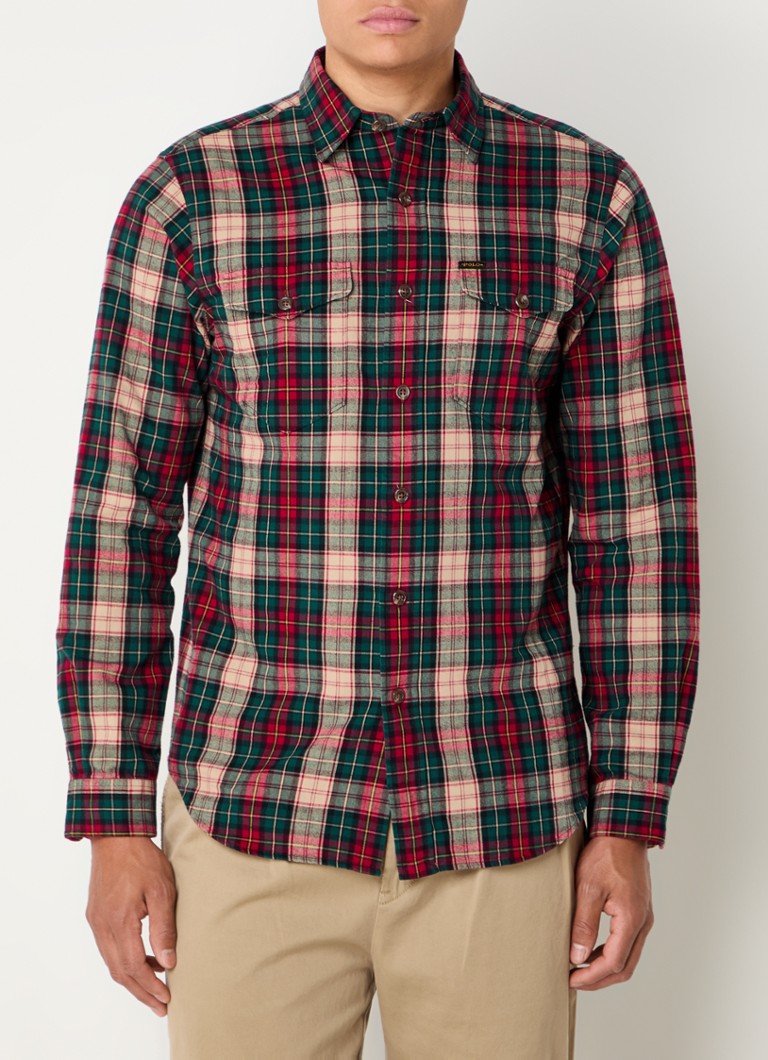 Camisa Ralph Lauren de corte regular com estampa xadrez.