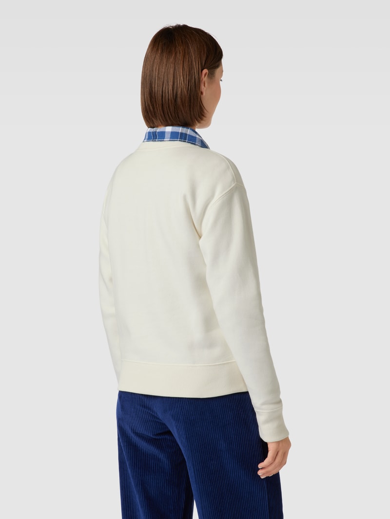 Sweatshirt mit Motiv-Print in offwhite