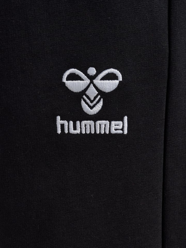 Hummel Jogginghose Regular Fit Sweatpants elastischer Bund in Schwarz-2 günstig kaufen