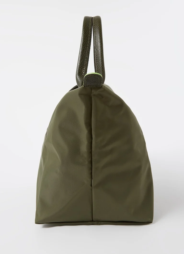 Geantă Longchamp Le Pliage M cu detalii din piele