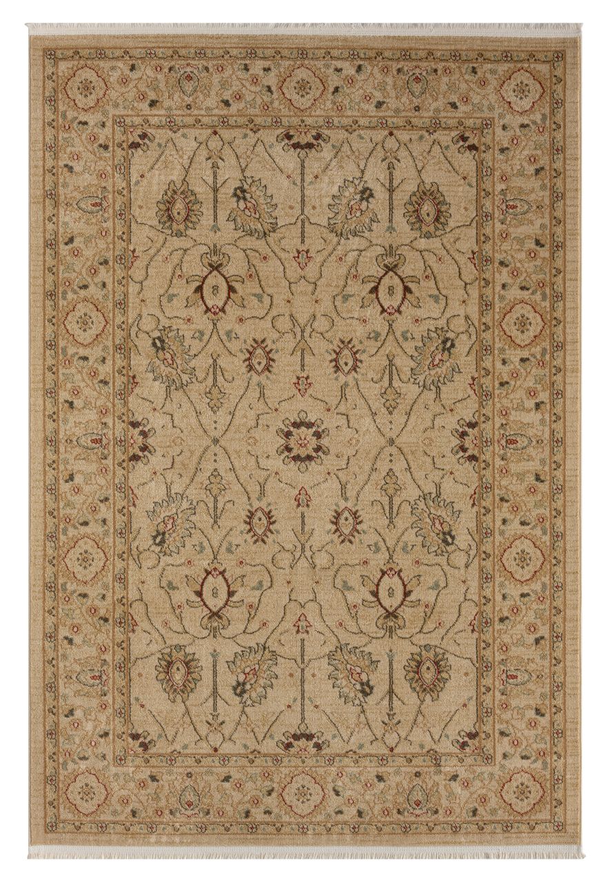 MyFlair Teppich Millie, 160cm x 230cm, Farbe Beige, rechteckig, Florhöhe 7,5mm