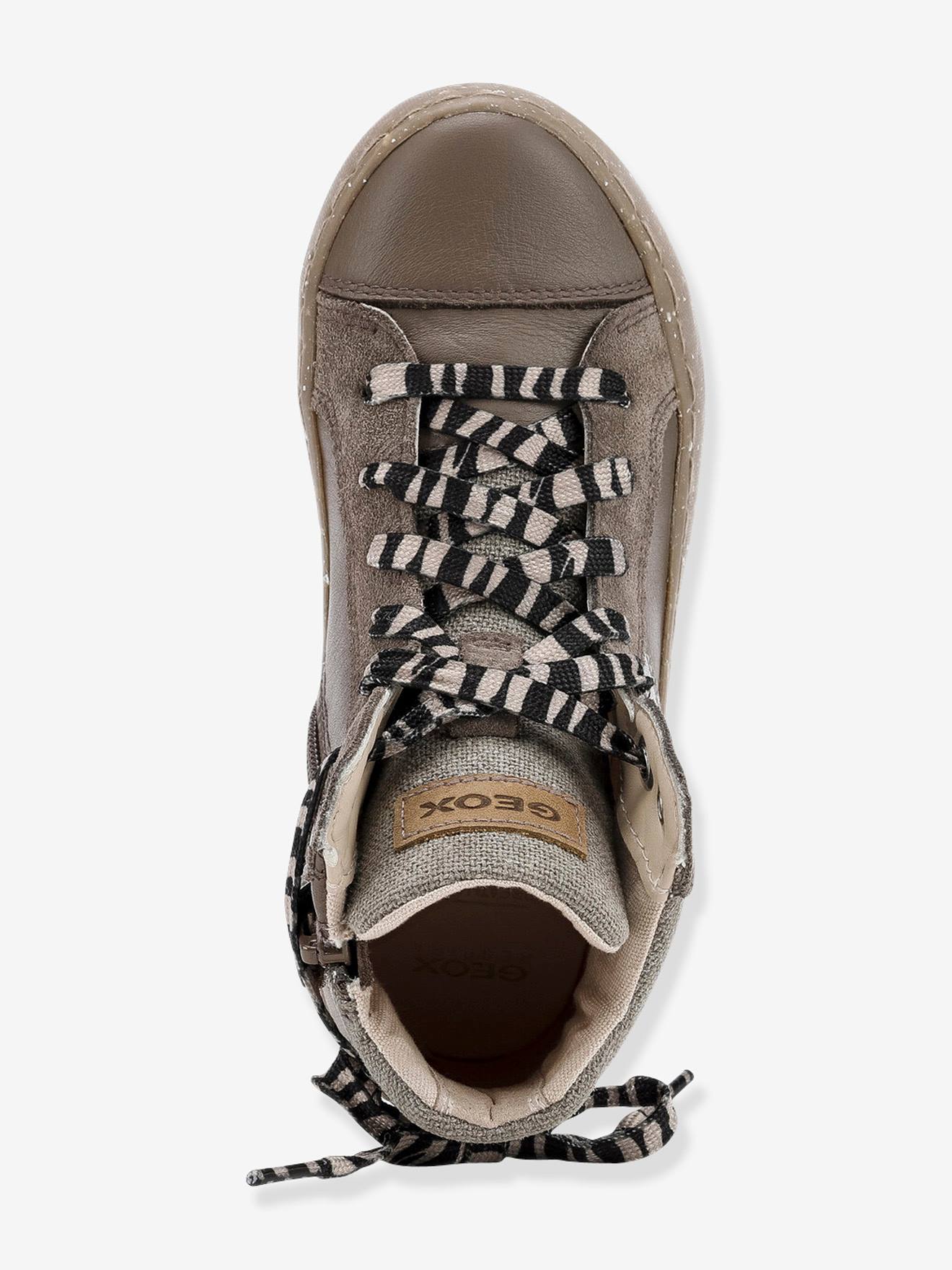 Baskets Mid fille Kalispera Girl I WWF GEOX® gris fume