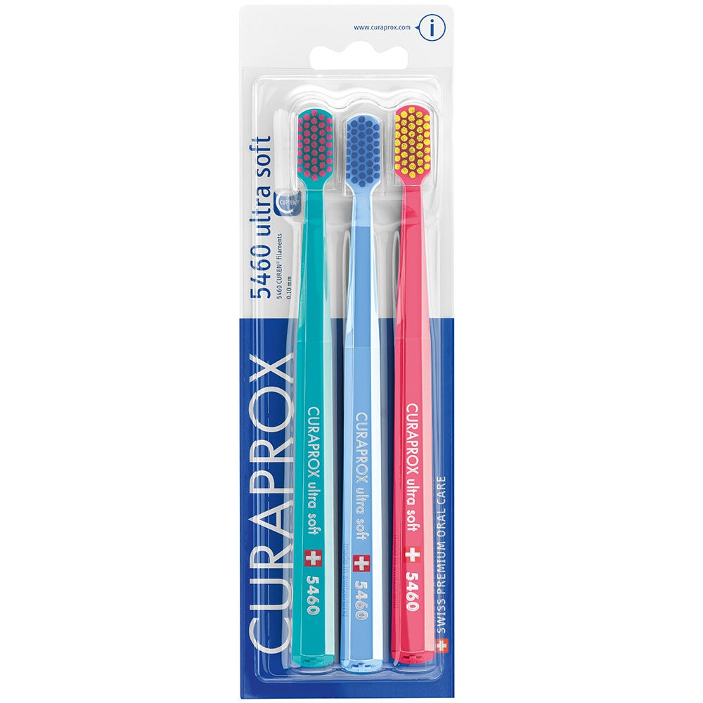 CURAPROX 5460 Ultra Soft Zahnbürste 3er Pack