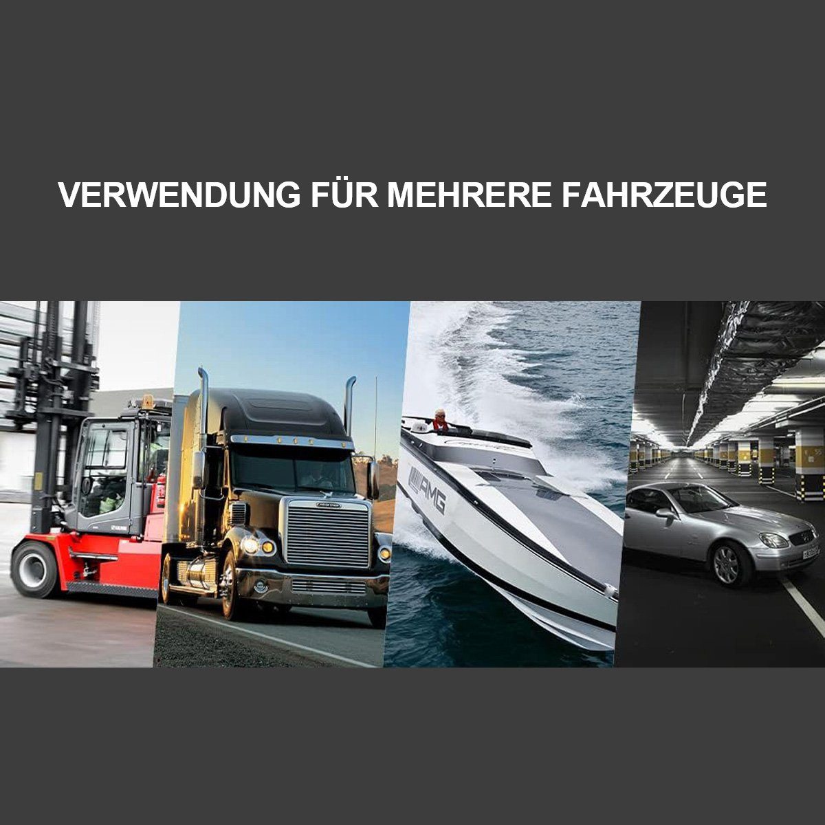 götäzer Lenkradbezug Universal Lenkrad Hilfskraftgriff Drehknopf (Lenkradgriff Power Ball), (1-tlg), Geeignet für Autos,Lastwagen,Traktoren,Rasenmäher,Gabelstapler, etc.
