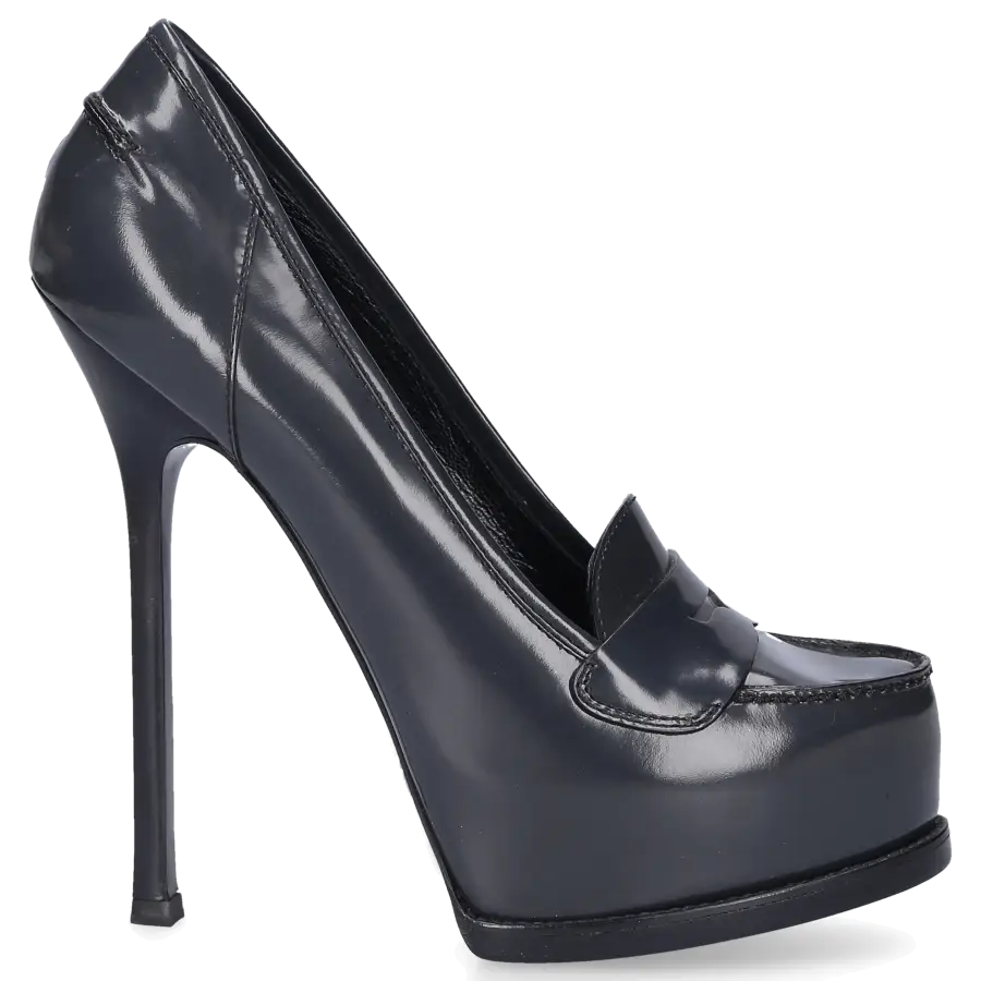 Saint Laurent - Pumps TRIBTOO 105 Kalbsleder grau - grau