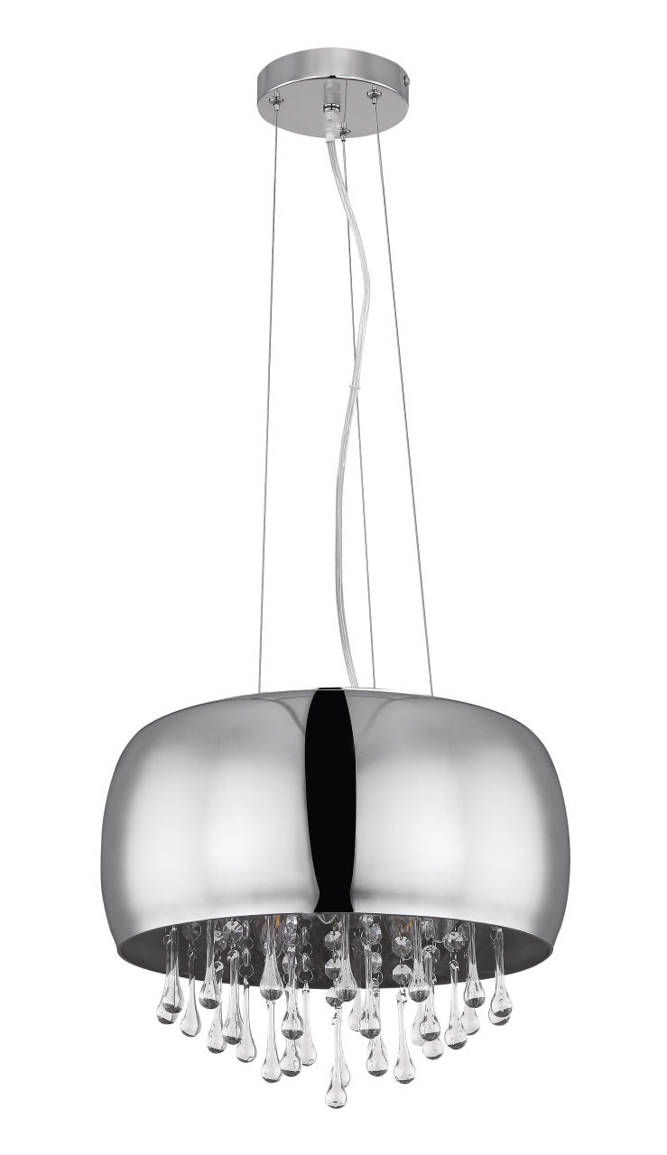 Globo Lighting - KALLA - Hängeleuchte Metall verchromt, 5x E14