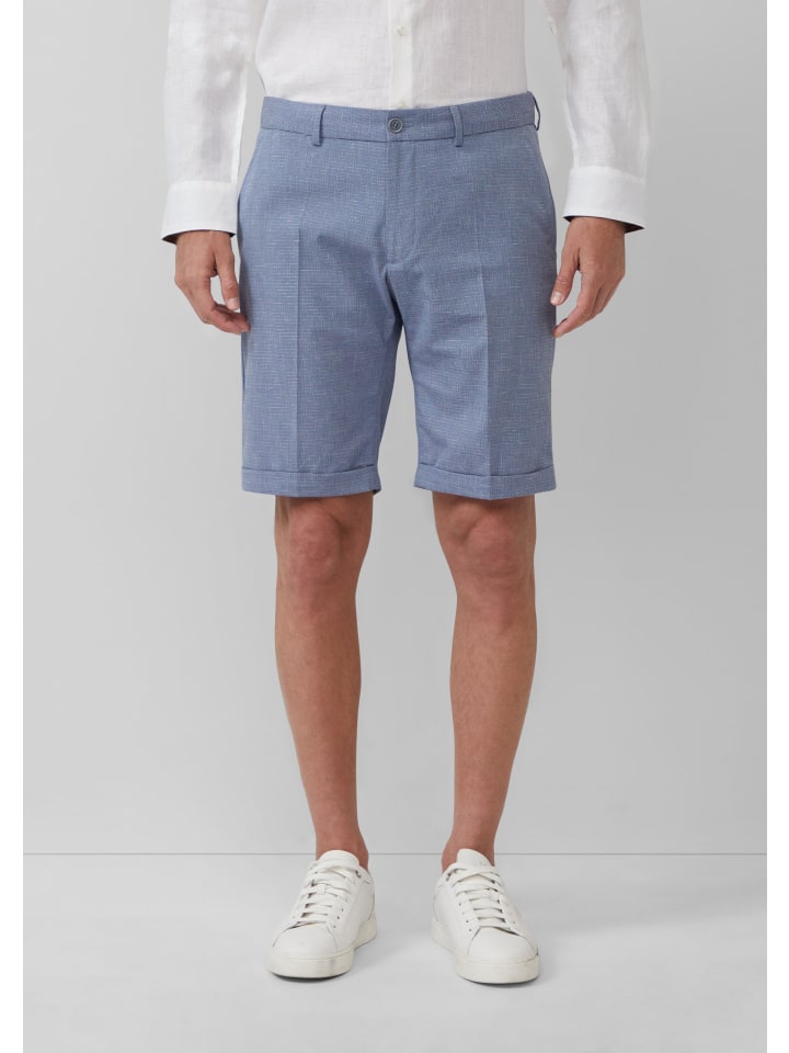 s.Oliver BLACK LABEL Bermuda keine Beinlänge in Blau günstig kaufen