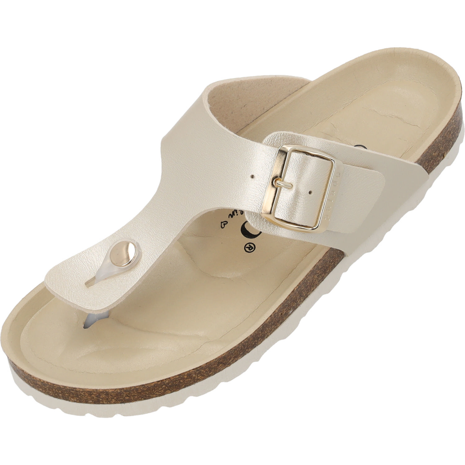 Palado Kos BEGS by Sila Sahin, Zehentrenner, Damen, Gold Metallic