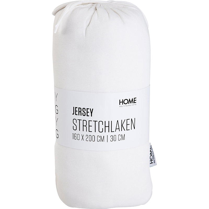 Home Jerseylaken 160x200 cm, hvit