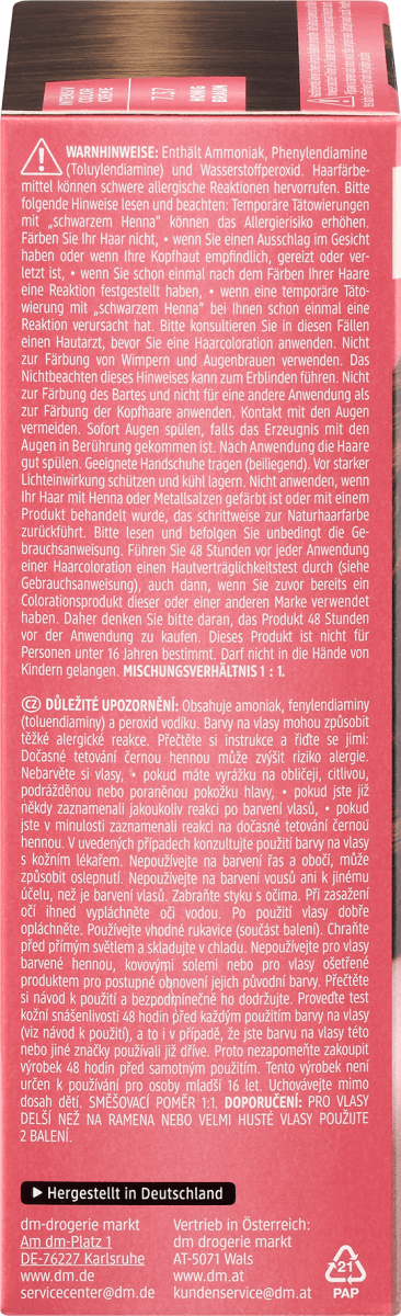 Int. Color 7.37 Honigbraun, 110 ml