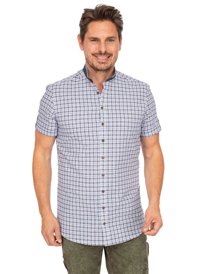 OS-Trachten Trachtenhemd 421002-4237 in jeans günstig kaufen