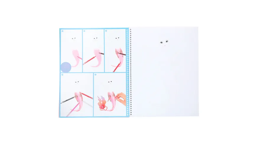 TOPModel Create your TOP Model - Malbuch mit Stickern Fantasy