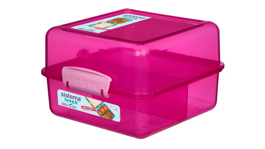 sistema Lunchbox LUNCH CUBE 1,4l Achtung: diesen Artikel gibt es in verschiedenen farblichen Ausführungen. Sie erhalten nur 1 Artikel (zufällige Auswahl im Lager). Eine Vorauswahl ist leider nicht möglich.
