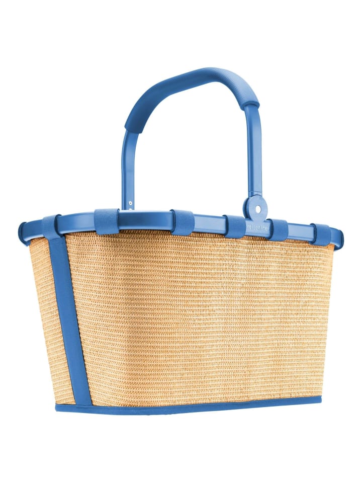 Reisenthel carrybag - Einkaufskorb (frame twist powder blue) in frame raffia blue günstig kaufen onesize