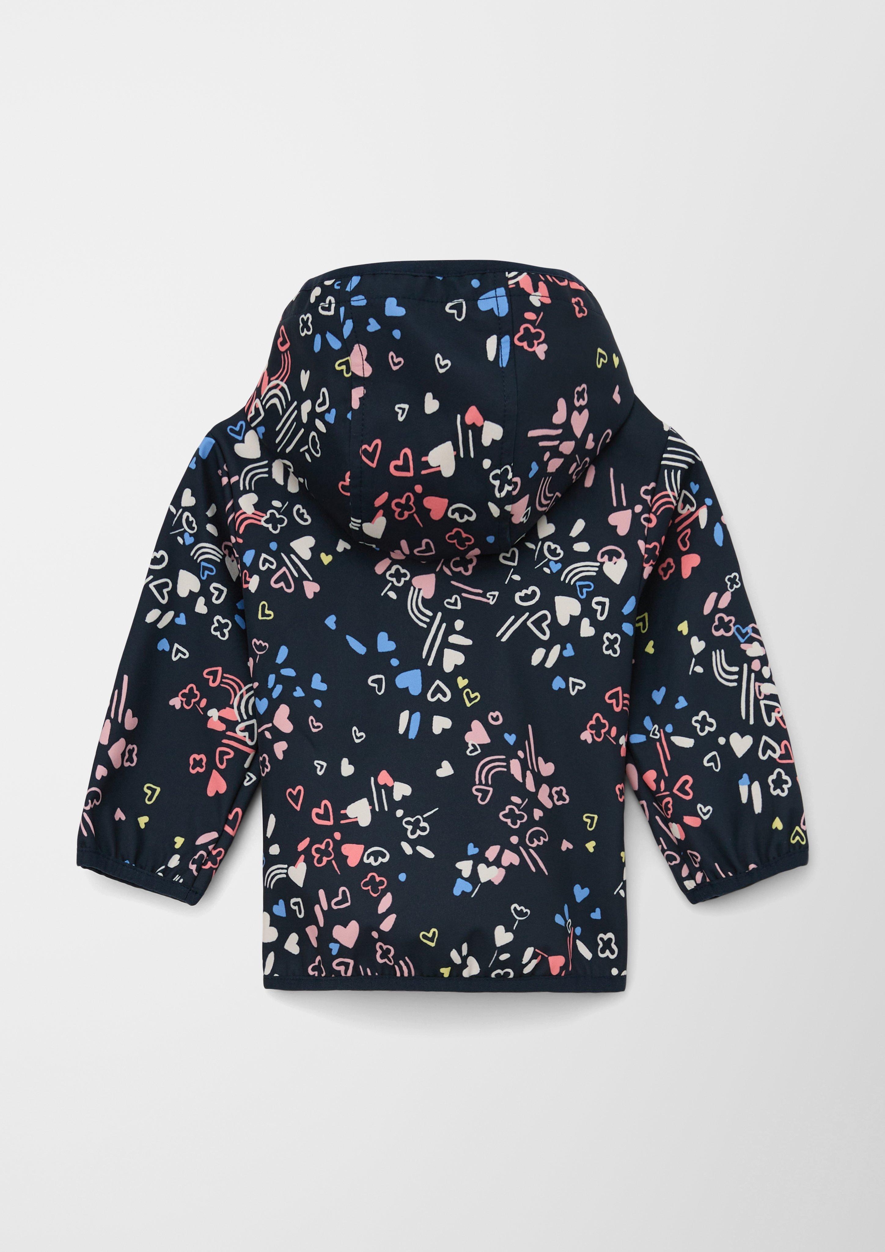 Outdoor-Jacke mit Allover-Print  2128766-59A3