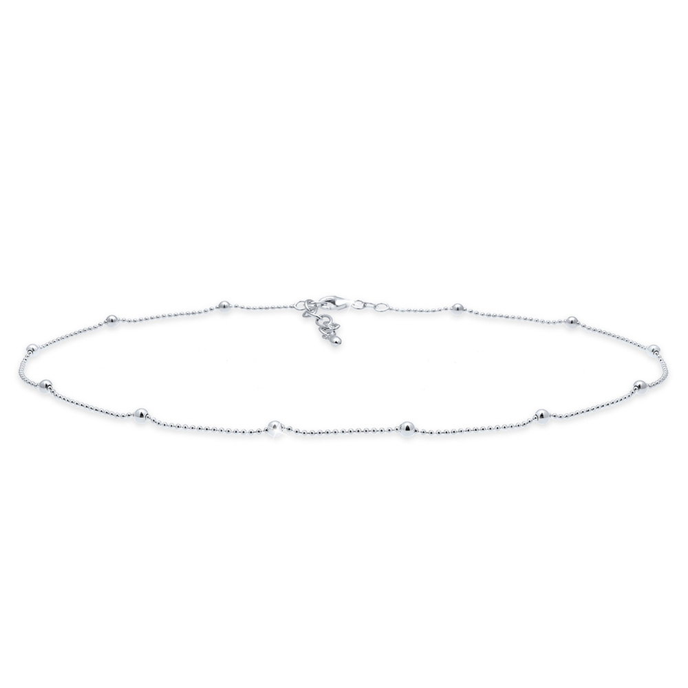 Elli Elli Collier Femmes Choker Basique Boules en Argent Sterling 925 collier