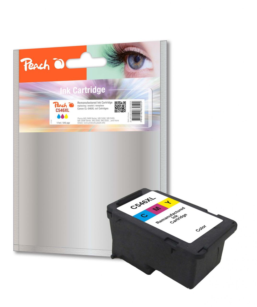 Peach Druckkopf XL color ersetzt Canon CL-546XLC