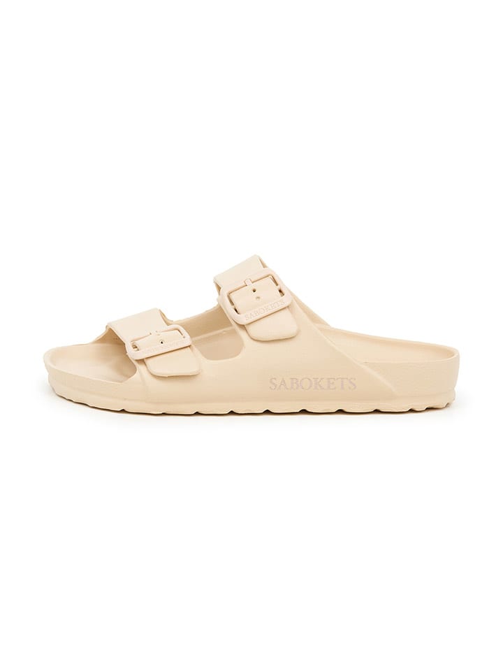 SABOKETS Pantoletten in Beige günstig kaufen