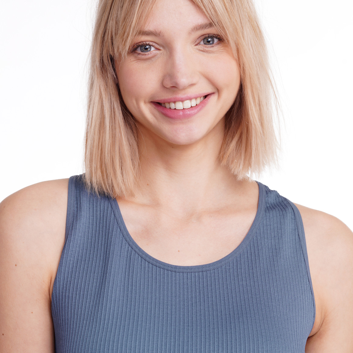 Damen Sport-Top mit Rippstruktur
