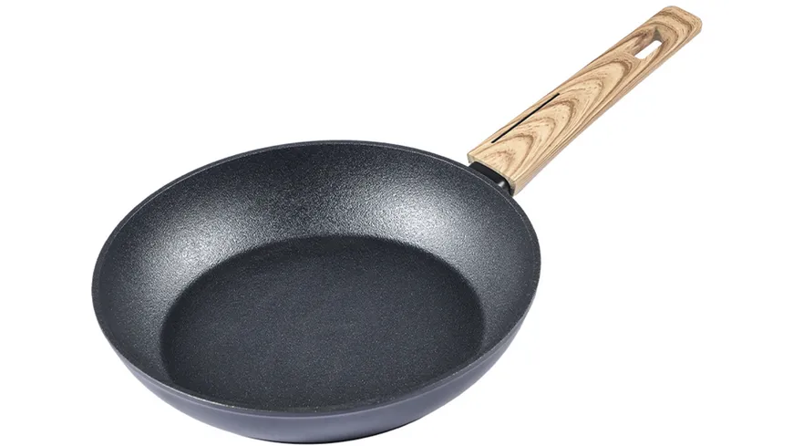 SCHÄFER Pfanne Maple Wood Ø 24cm Schwarz und Holzfarben