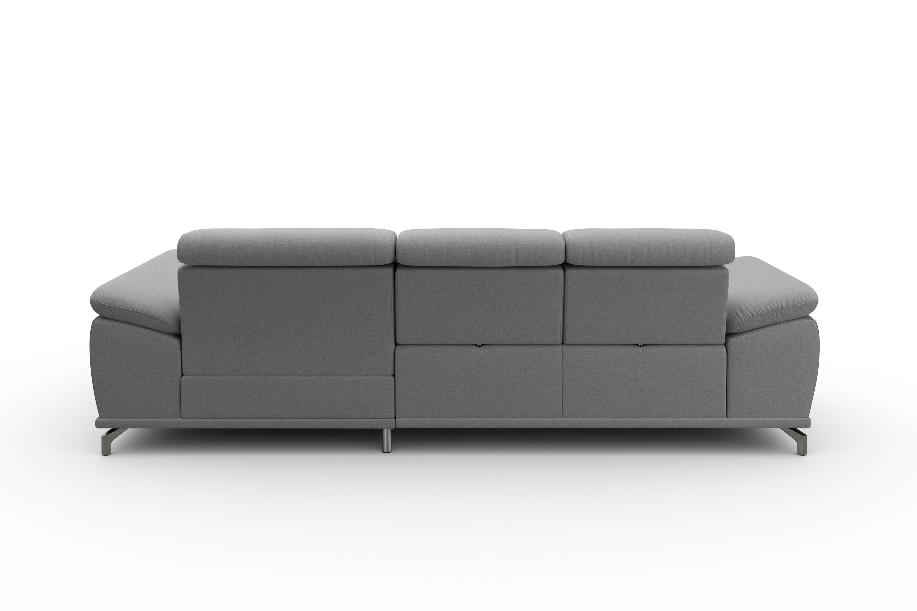 sit&more Ecksofa Cabrio, mit Sitztiefen- und Armteilverstellung sowie Federkern, 2 Nierenkissen