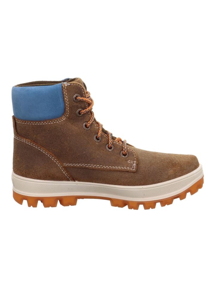 superfit Stiefelette in Braun/Blau günstig kaufen