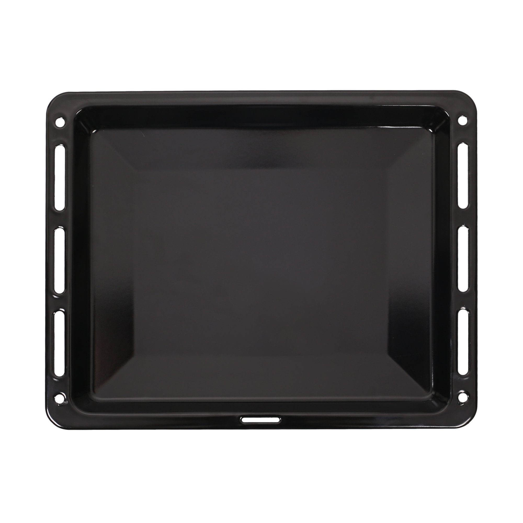 ICQN Backblech 460 x 370 x 30 mm Tief, Fettpfanne für Backofen und Herd, Emaille, (1-St), Passend für Bosch Siemens Neff Constructa, Kratzfest & Rostfrei