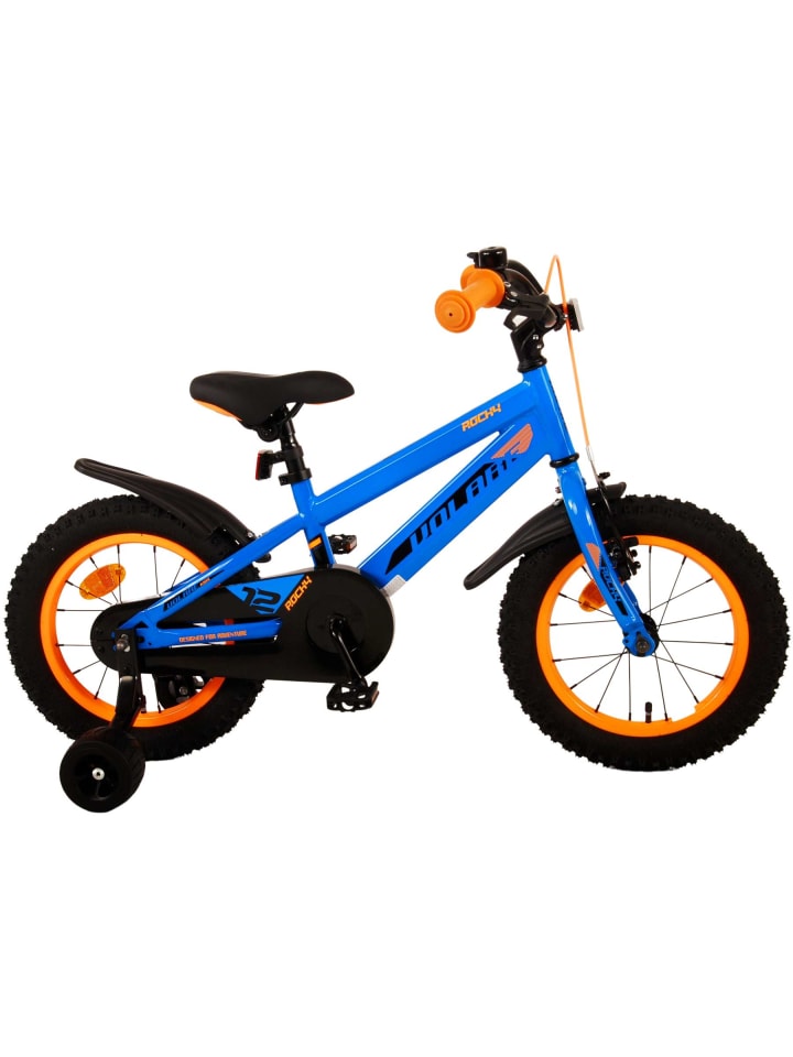 Volare Kinderfahrrad Rocky für Jungen 14 Zoll Kinderrad in Blau Fahrrad 4 Jahre günstig kaufen onesize