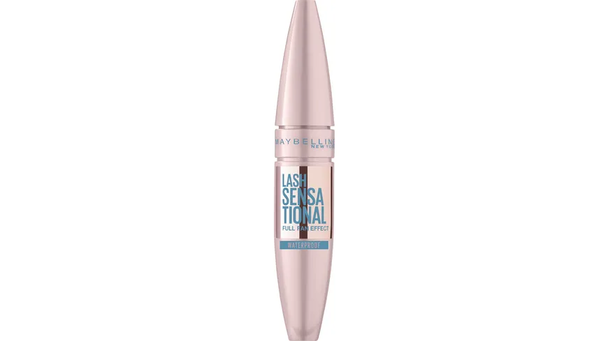 MAYBELLINE NEW YORK Mascara Lash Sensational wasserfest 9.5 ml 02 - Very Black