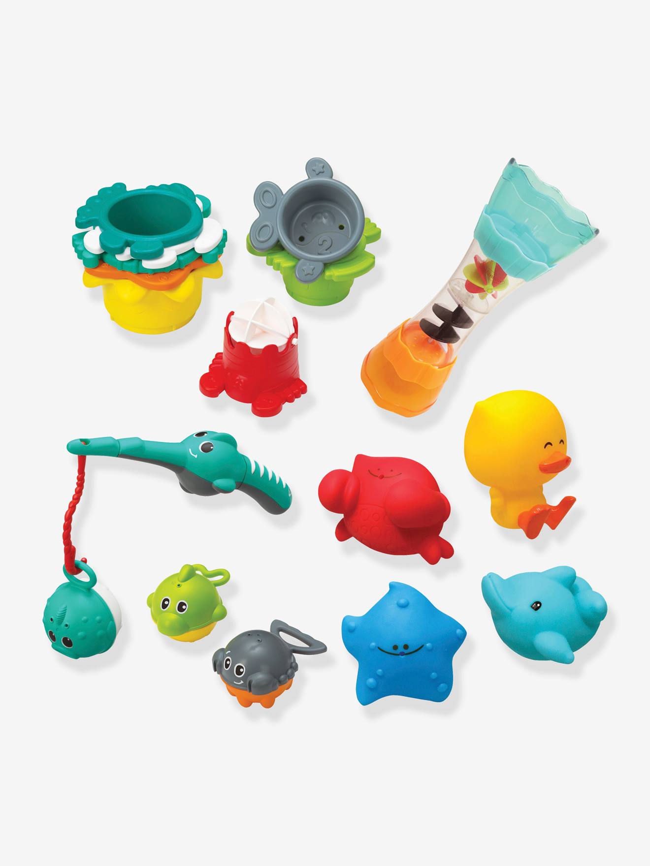 Infantino Badewannen-Set, 16 Teile INFANTINO - mehrfarbig