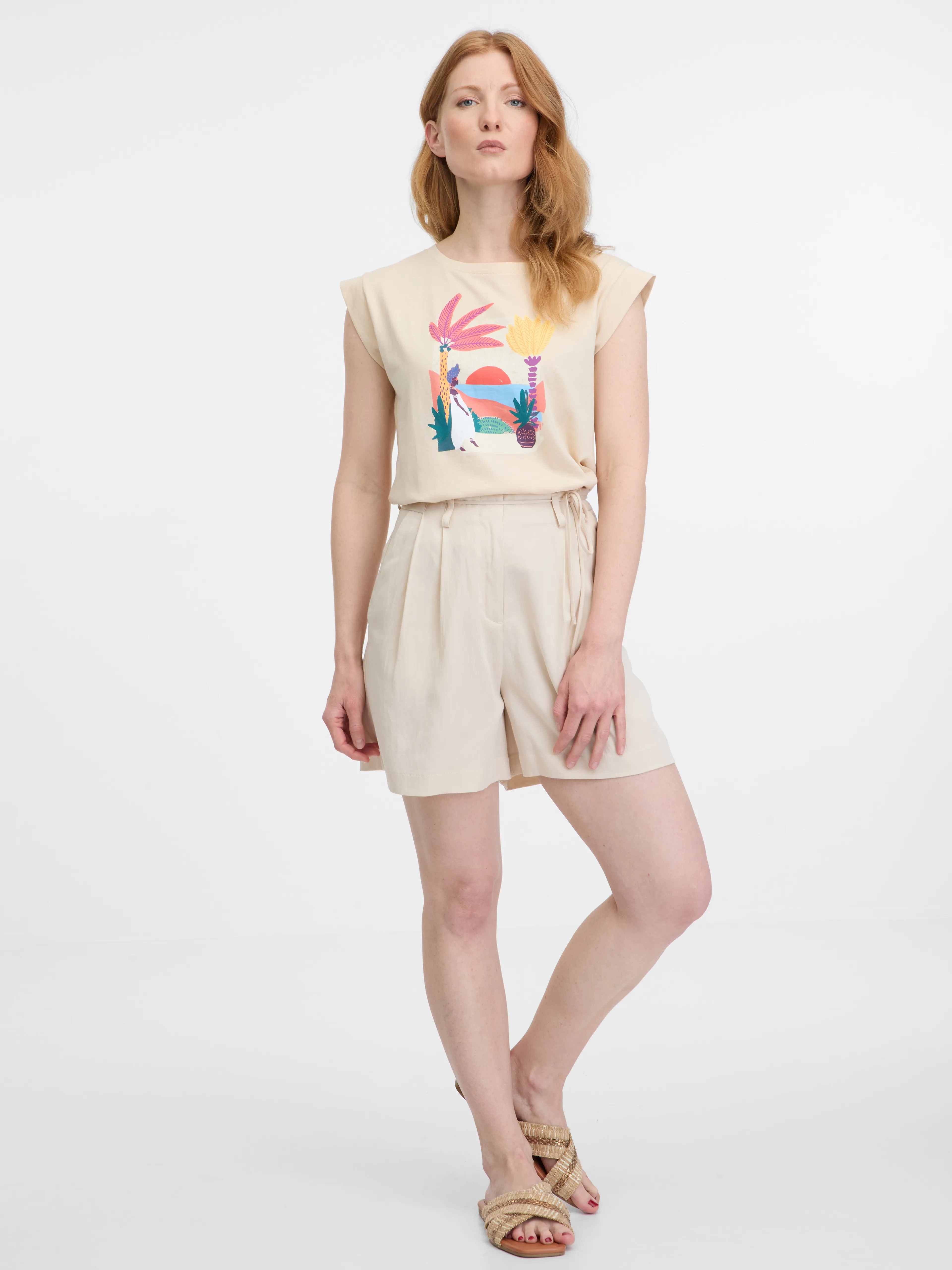 Beiges T-Shirt ORSAY
