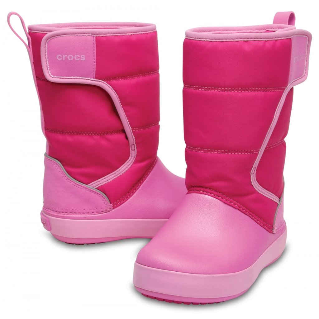 Crocs Lodgepoint Snow Boot Candy Pink/Party Pink Schneestiefel