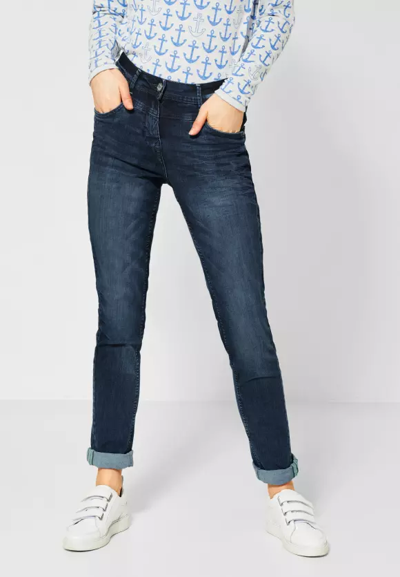 CECIL Mittelblaue Denim