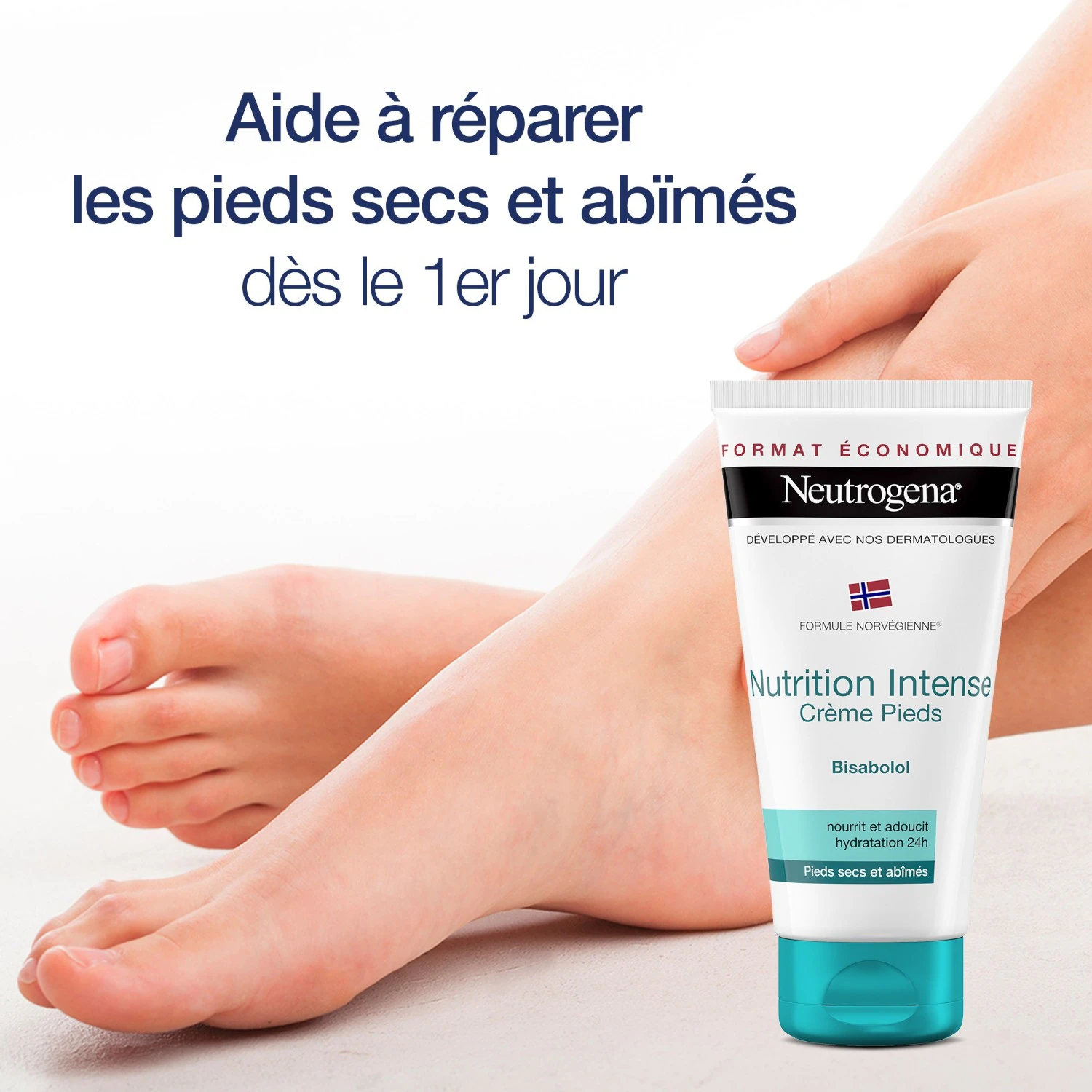 Cremă Neutrogena cu formulă norvegiană pentru picioare foarte uscate și deteriorate