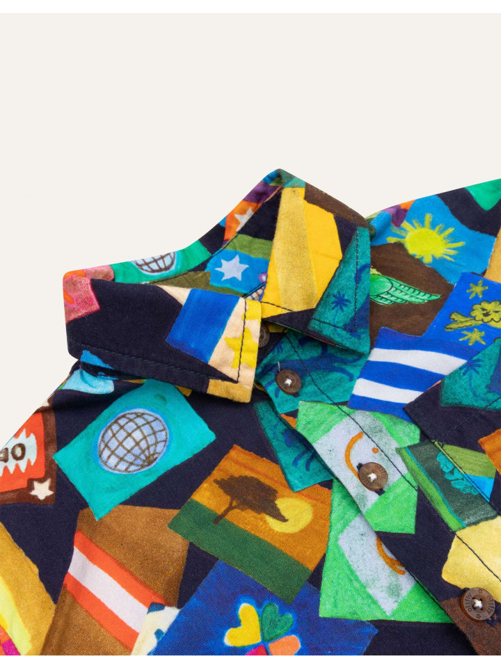 Oilily Bluse Bertus in Blau günstig kaufen