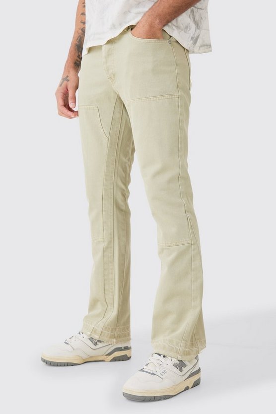 Slim-Fit Schlagjeans