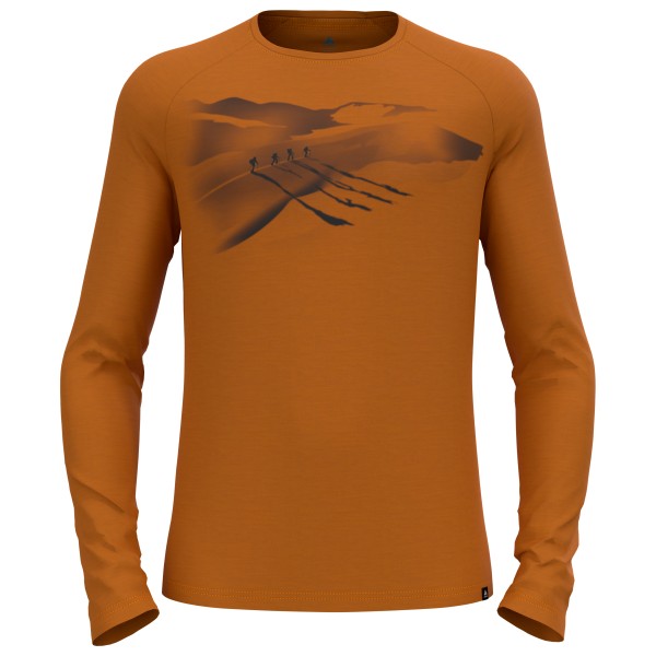 Odlo - T-Shirt Crew Neck L/S Ascent Merino 200 - Merinounterwäsche