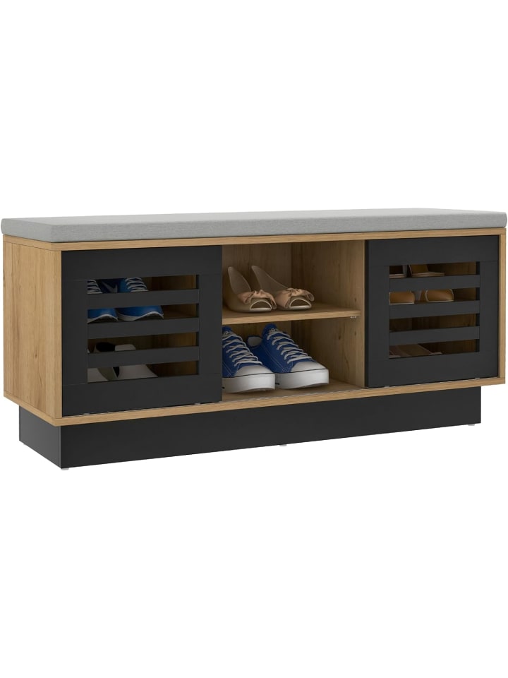 COSTWAY Schuhbank 2 in 1 100x35x46cm in Braun günstig kaufen onesize