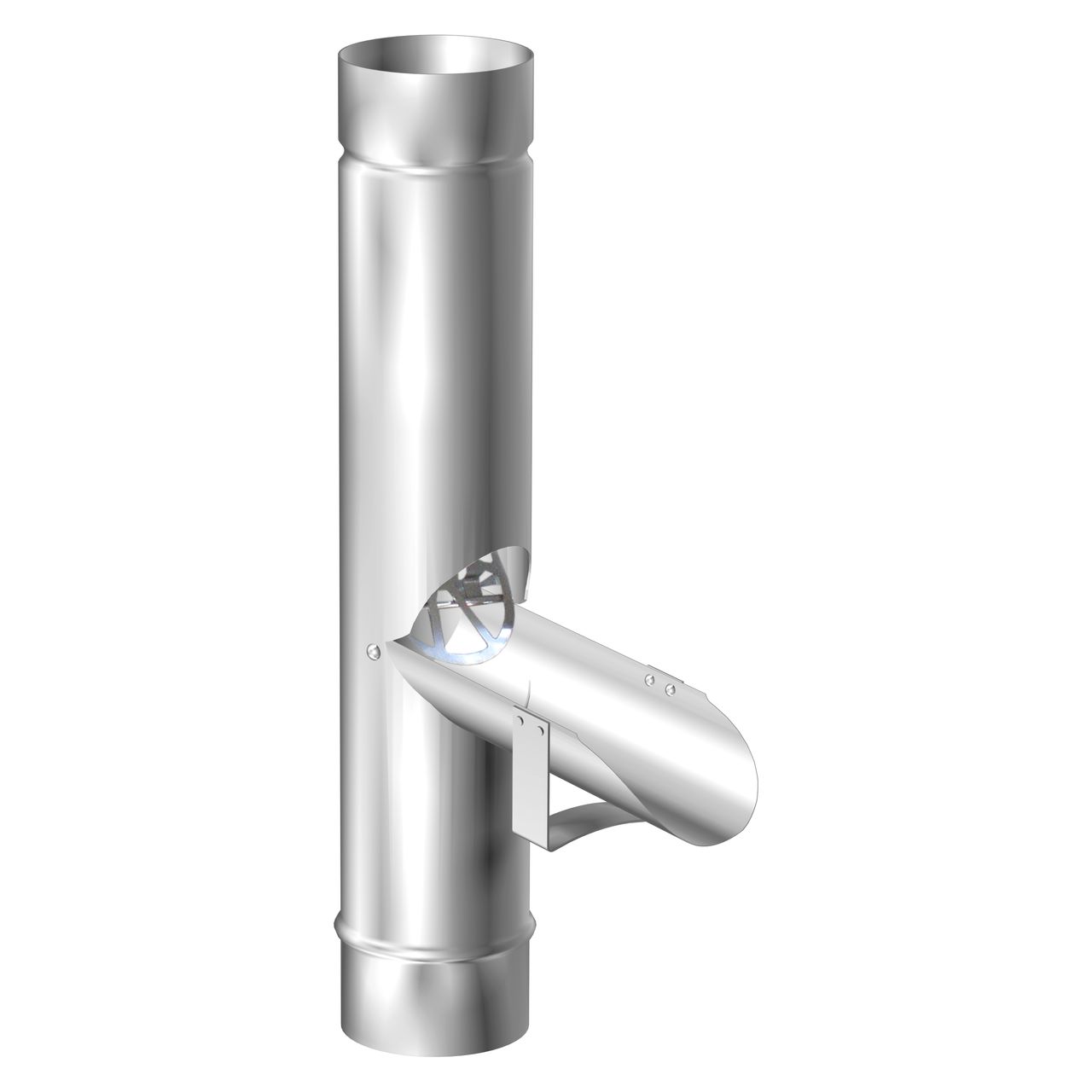 Sarei Regenwasserklappe mit Sieb Zink DN 100