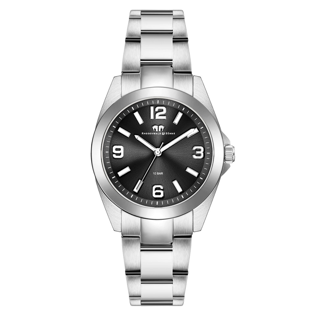 Rhodenwald & Söhne Montre à quartz Majestia en Argent Acier inoxydable en Argent Montre
