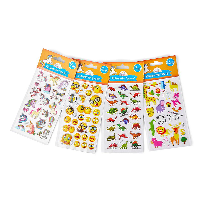 Giform Stickers 12 stk pop up