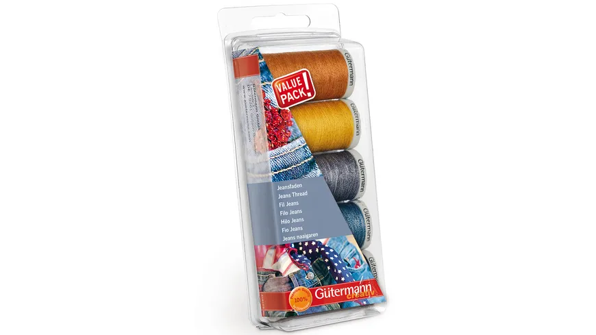 Gütermann Nähfaden-Set Jeans 700 m