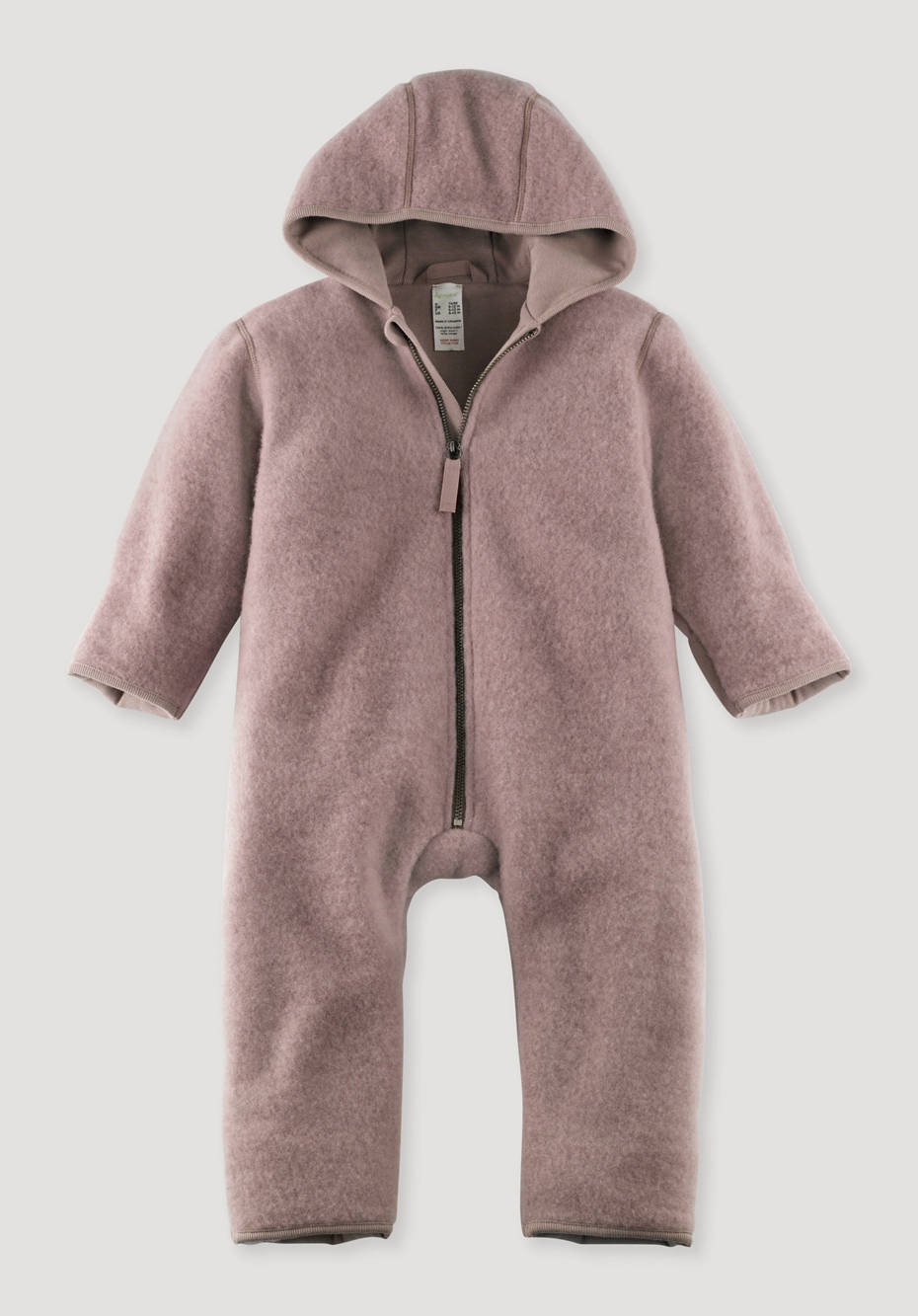 Wollfleece-Overall aus Bio-Merinowolle