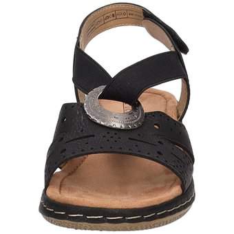 Puccetti Sandale in schwarz