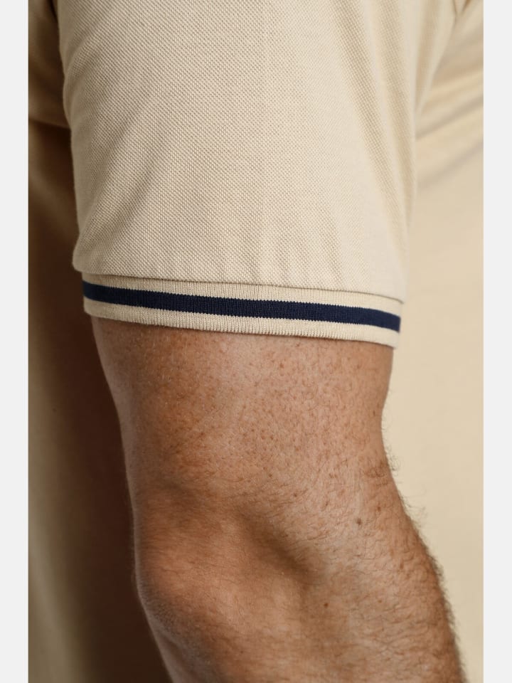 Charles Colby Poloshirt EARL BAIRRE in beige günstig kaufen