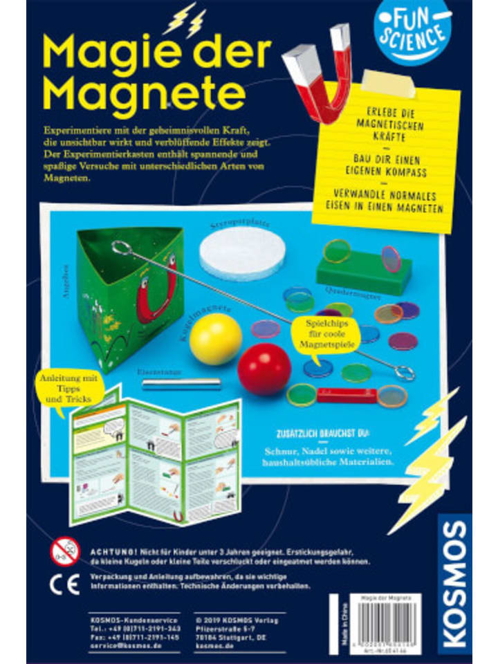 Kosmos Experimentierkasten Fun Science Magie der Magnete günstig kaufen onesize