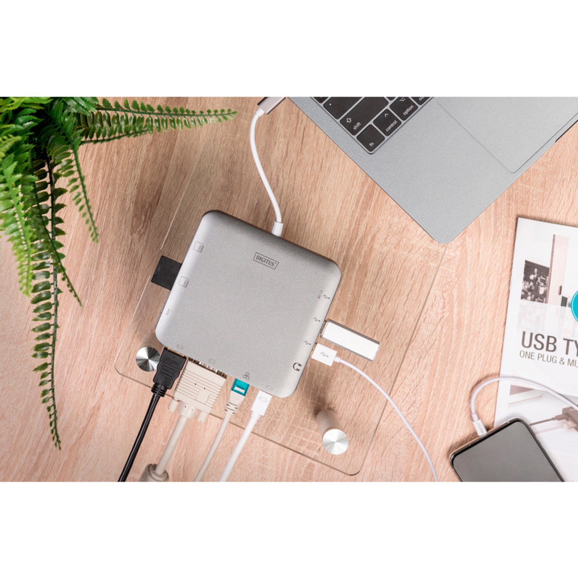 Digitus Laptop-Dockingstation Digitus Universal Docking Station, Dockingstation