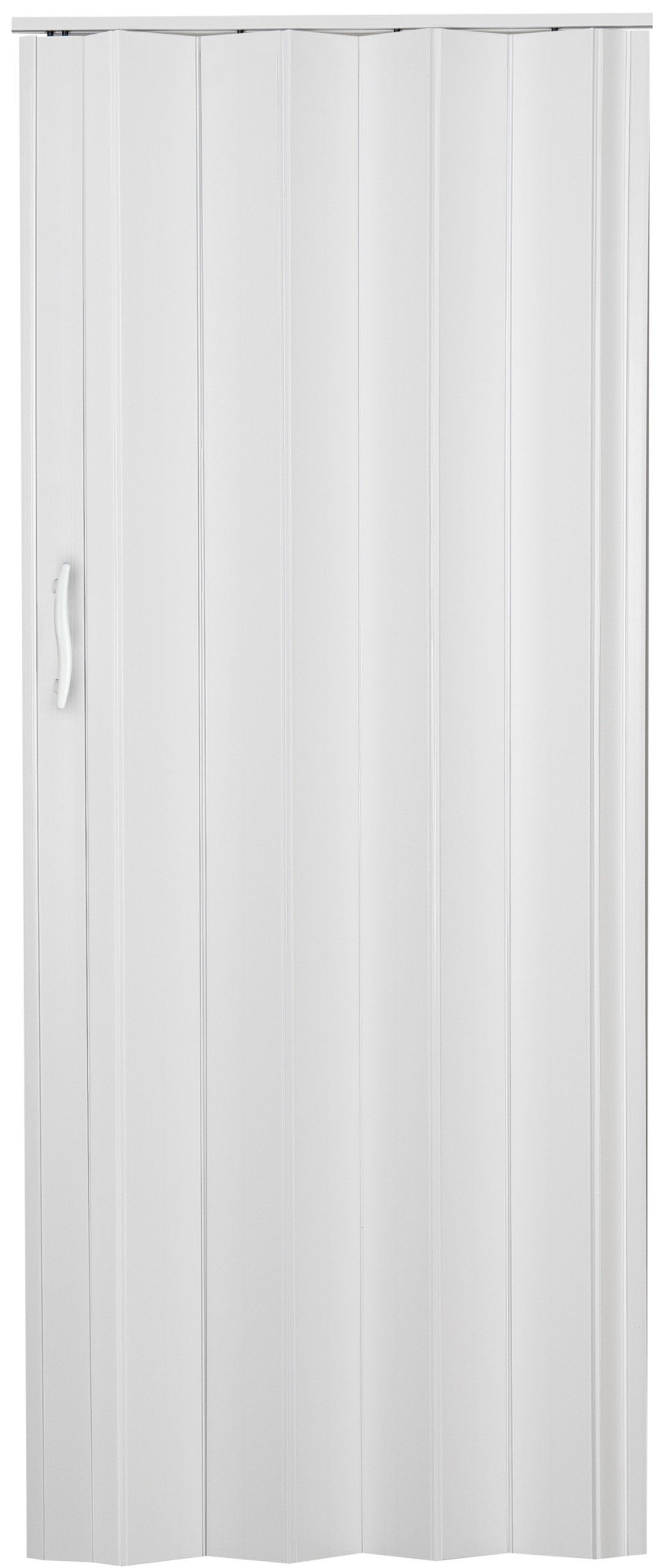 Standom Falttür Schiebetür weiss farben H. 202 cm für Türbreite bis 84 cm st3